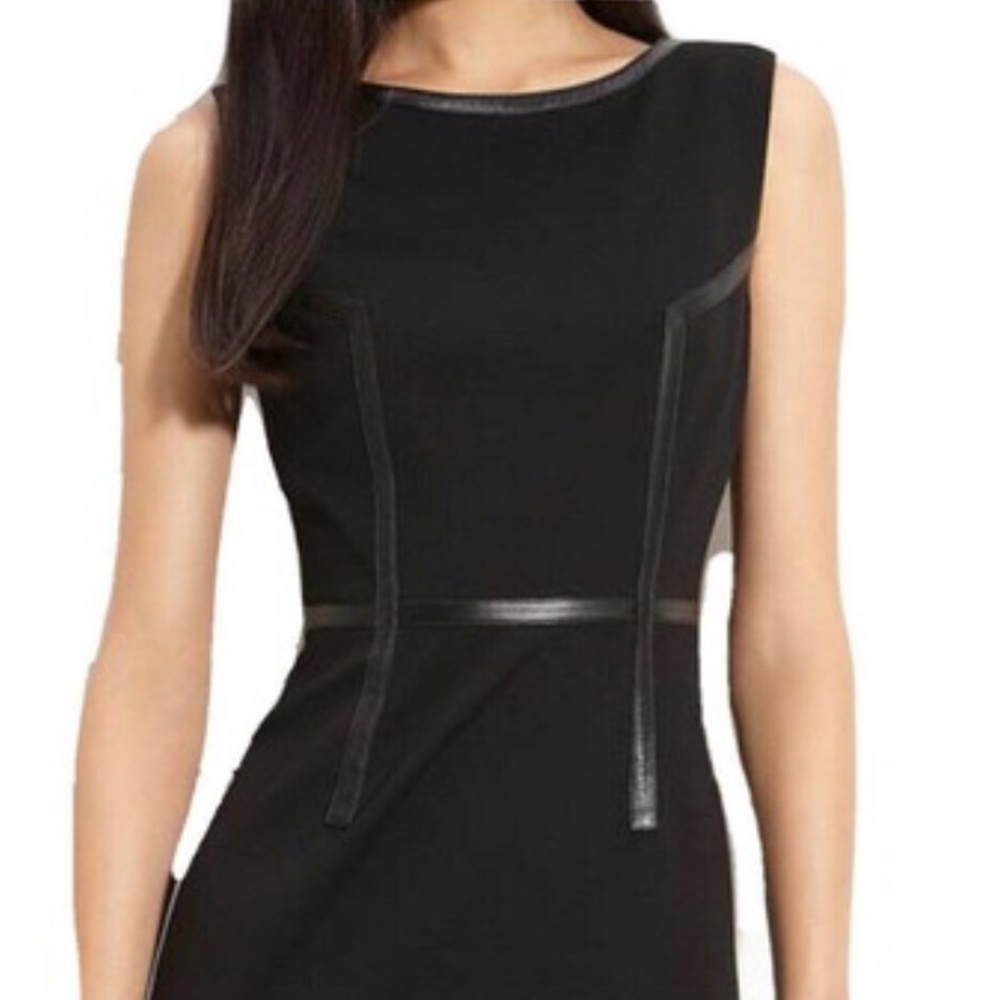trina turk leather dress | Dresses | Trina Turk Black W Faux Trim Size 6 YEPPG